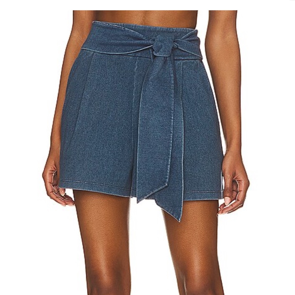 Susana Monaco NWT Stretch Denim Shorts in Light Denim